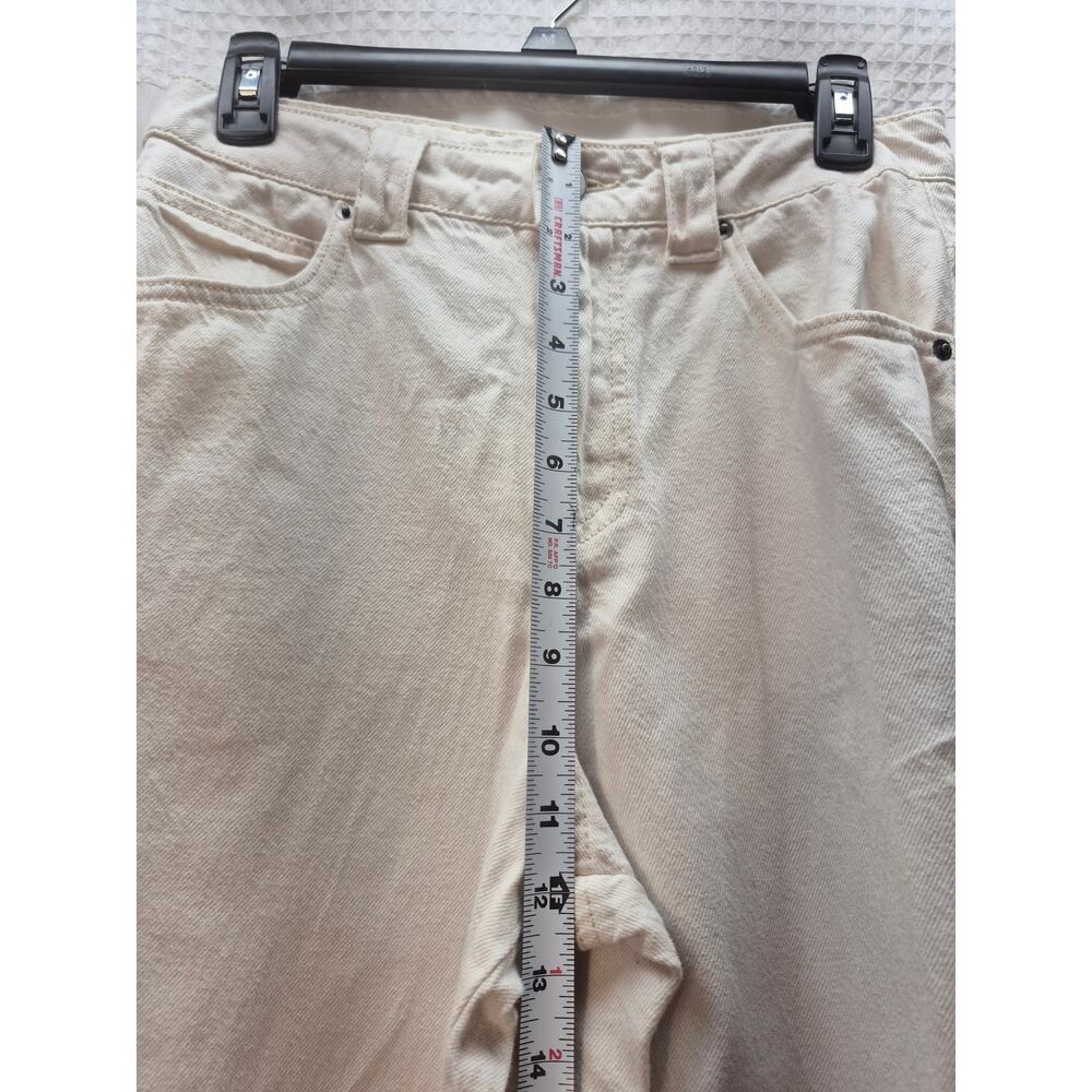 Fourth + Bay denim jeans womens size 4 white straight leg relaxed fit 7232 - Picture 5 of 8